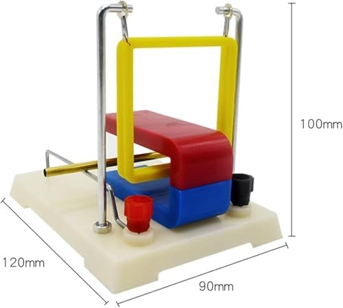 Ampere Force Demonstrator with Copper Guide Rail and Square Coil, Magnetic Field Current Interaction Experiment Device, Left-Hand Rule Teaching Apparatus, Electromagnetism Physics Lab Equipment - Image 5