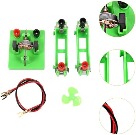 Electrical Motor Model DIY DC Electrical Motor Model Kids Manual Electricity Generator Electric Dynamo Science Kit Compact Design PP Material - Image 3