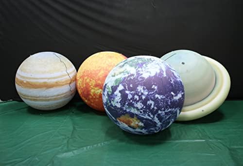 Inflatable Space Planets Solar System Set- 8 Planets +Pluto+Sun and Moon-11 Pieces, Astronomy for Education Galaxy Space Theme Party Decoration (8 Balloons, 60 inches) - Image 6