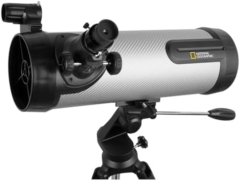 National Geographic 114mm Reflector Telescope with Eyepieces Mount Smartphone Adapter for Astronomy Astrophotography - Image 5