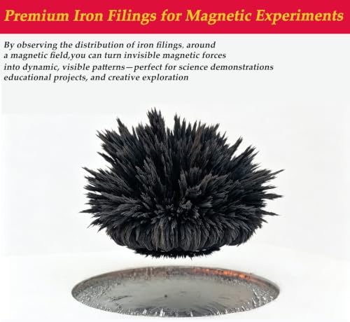 2 lb Iron Powder, Iron Fillings for Industrial Application, Iron Oxide Powder for Magnetic Field Visualization and Professional Projects - Image 2