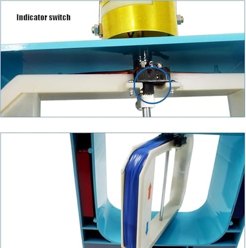 Dual-Purpose AC DC Generator & Motor Combined Model, Physics Electromagnetic Energy Conversion Demonstrator, Magnetic Field Coil Rotation Experimental Teaching Instrument - Image 4