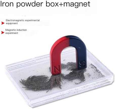 Iron Filings Box Magnetic Field Demonstrator Kit, Magnetism Experiment - Image 6