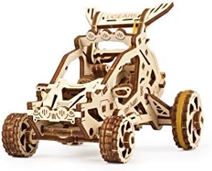 UGEARS Desert Buggy - 3D Puzzle for Kids and Adults - Small Motor Vehicle Mechanical Model Kit - Wooden Model Kits for Adults to Build - Easy Self-Assembling - Gorgeous Gift for Boys and Girls by UGEARS-ModelingJoy