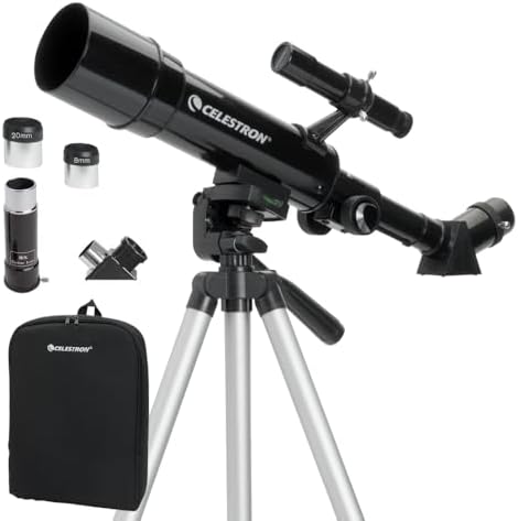 Celestron Travel Scope 50mm Beginner Telescope with Backpack and Tripod by Unknown