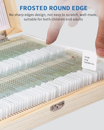 160-Pcs Microscope Slides with Specimens,Plant, Animal, Algae,etc,Educational Microscope Slides and Covers for Young Scientists,Perfect for Biology Class and Experiments - Image 7