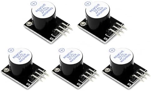 5 Pcs KY-012 3pin Active Buzzer Alarm Sensor Module by Truloven