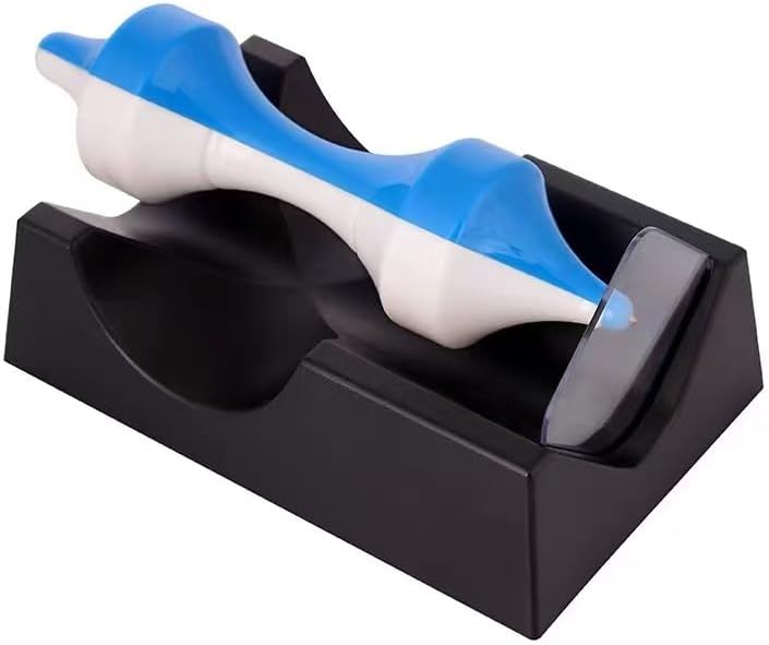 Magnetic Levitation Gyroscope, Desktop Physics Educational Model, Scientific Demonstration Display, Set of 4 Colors，Desktop Ornaments, Decompression Entertainment (Blue and White) by Unknown