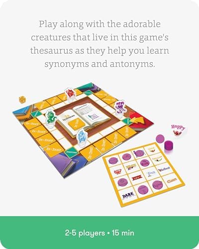 SimplyFun is or Isn’t - Expand Vocabulary Skills by Identifying Synonyms and Antonyms - an Engaging and Educational Bingo Game for Kids - for 2 to 5 Players, Ages 6 & Up - Image 3
