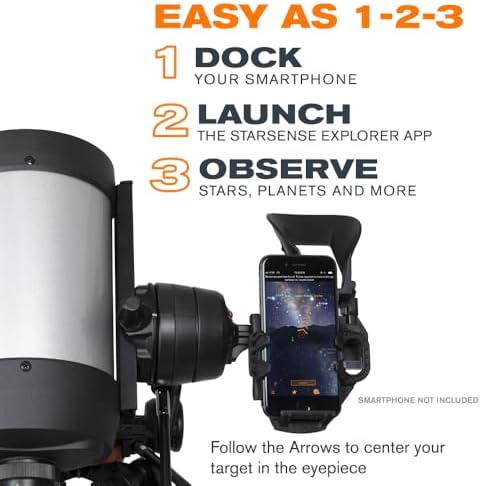 Celestron StarSense Explorer DX 5" App-Enabled Schmidt-Cassegrain Telescope - Image 2