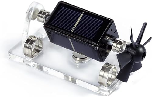Magnetic Levitation Solar Motor - Creative Desktop Decoration, Solar-Powered with Stable Effect - Image 3
