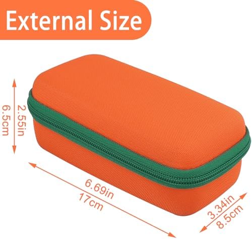 Aenllosi Storage Case for 3Doodler Start+Essentials, Orange+Green Zipper - Image 5