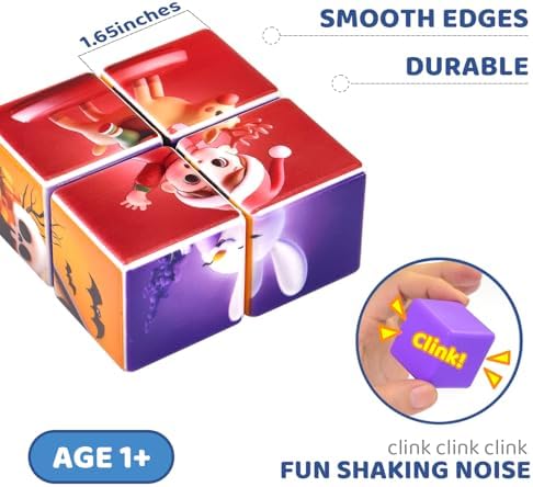 Pairez Toys Magnetic Building Blocks for Toddlers 1-3, Large Puzzle Cubes - Image 4