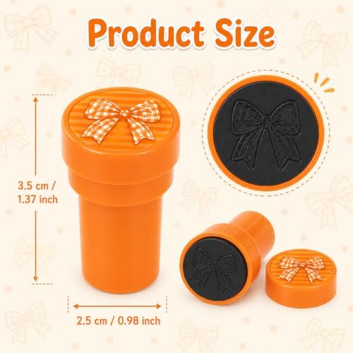 Cinrobiye 24 Pcs Bow Stampers Party Favors for Kids, Cute Pre-Inked Bow Stamps for Birthday Party, Goodie Bag Stuffers, Classroom Rewards, Carnival Prizes, Pinata Fillers, Kids Toys, Party Gifts - Image 2