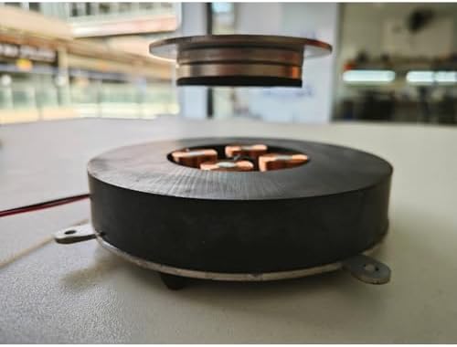Magnetic Levitation Kit, Magnetic Levitation Display Stand, Floating Module with LED Lamp, Floating Rotating LED Tech Desk Ornament for Office, Studio, Home - Max Load Capacity 500g (1kg) - Image 6