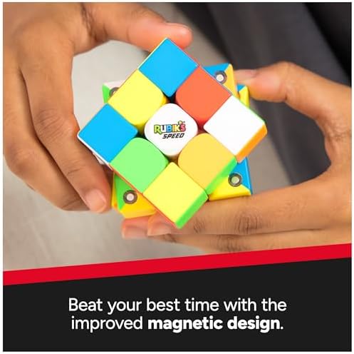 Rubik's Cube 3x3 Magnetic Speed Puzzle Cube & Brain Teaser Fidget Toy - Image 3