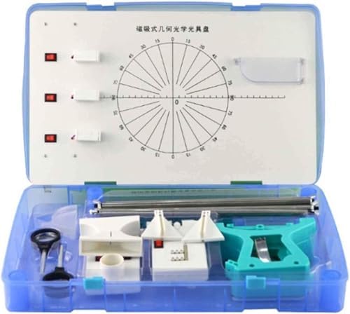 Magnetic Optical Tool Box Geometric Optical Tool Disc Optics Equipment Optical Plastic Portable Experimental Box Optical Bench Physic Experiment by Unknown