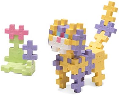 PLUS PLUS Pastel Color Mix Tube - Mini Interlocking Building Blocks Set - Image 3