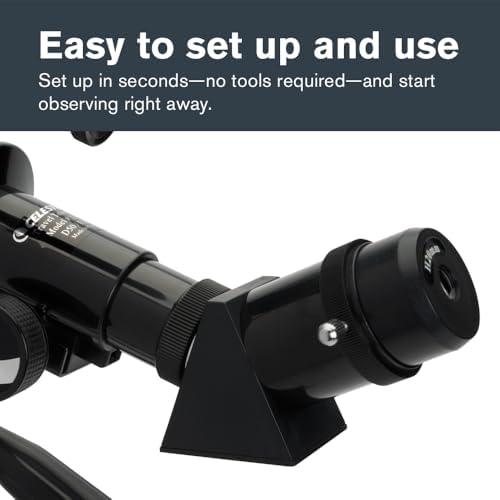 Celestron Travel Scope 50mm Beginner Telescope with Backpack and Tripod - Image 2