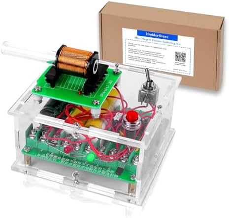 Soldering Practice Kit Projects DIY Toys Electric Magnetic Transmitter Educational Electronics Kit Mini DIY Shooting Game Fun Soldering Project by ISolderStoe