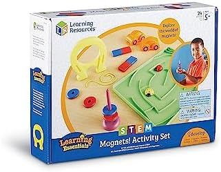 Learning Resources STEM Magnets Activity Set, Science Lessons, 24 Pieces, Ages 5+ - Image 6