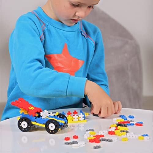PLUS PLUS Color Cars Tube, Hero - Car Building Kit, 200 pc Hashtag Blocks - Image 3