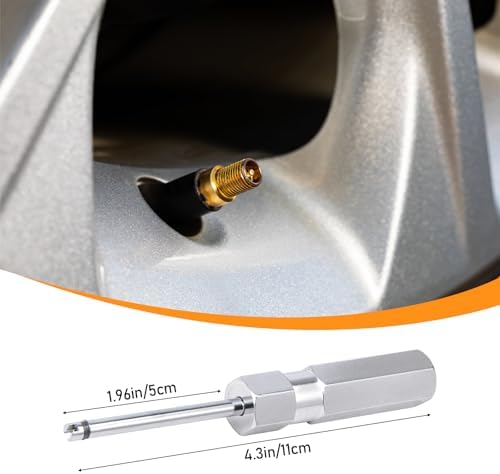 Valve Core Removal Tool 4Pcs Tire Valve Stem Remover Kit for Schrader - Image 3