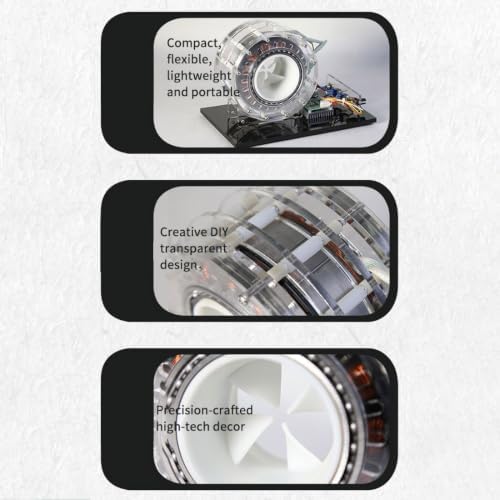 Coreless Brushless Motor Model, Shaftless Electromagnetic Display with Adjustable Speed, Forward Reverse Rotation, Brake Function Engineering for STEM Learning Enthusiasts - Image 7