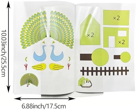 3D Printer Drawing Molds Paper Stencils for 3D Printing Pen,3D Printer Drawing Template for 3D Pen,Reusable Graffiti Template,40 Patterns with PVC Transparent Board. - Image 3