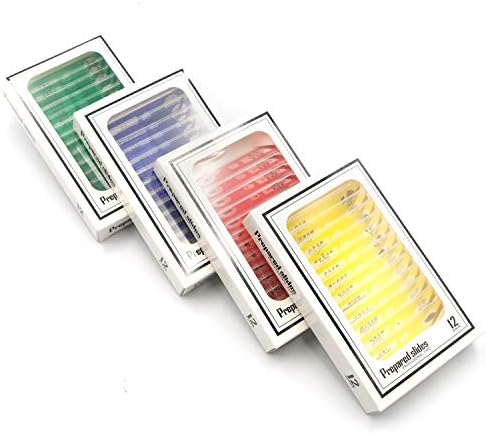 48pcs Prepared Plastic Microscope Slides Biological Specimen with 4 Boxes for Student Enlighten Education - Image 4