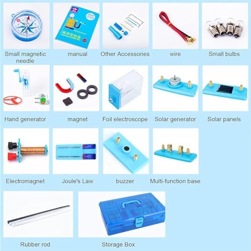 Electromagnetic Experiment Box Physics Box Study The Balance of Forces Magnetic Levitation Mechanics Observation and Wind Force Observation Large Boxes - Image 7