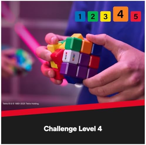 Rubik's Cube Tetris Edition 3x3 Cube Shapeshifting Puzzle Game Brain Teaser - Image 6