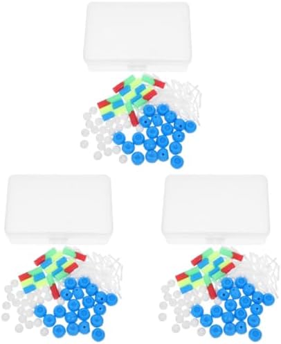 Mobestech DNA Model Kit for Classroom Science Decor 3 Sets Double Helix Molecular Structure Educational Tool for Genetics and Biology Learning by Mobestech