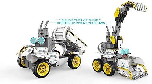 UBTECH JRA0203 JIMU Robot BuilderBots Series: Overdrive Kit/App-Enabled Building and Coding STEM Learning Kit (410 Parts and Connectors), Yellow - Image 3