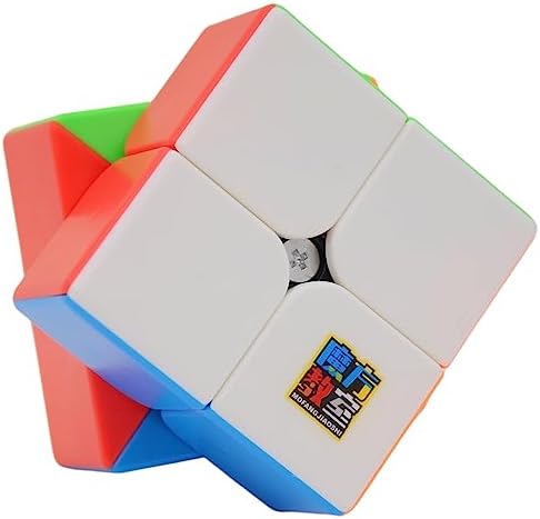 Bukefuno MoYu Meilong 2x2 Puzzle Cube Speed 2x2 Magic Cube Moyu MFJS MEILONG 2x2x2 Cubing Classroom Speed Toys by Bukefuno