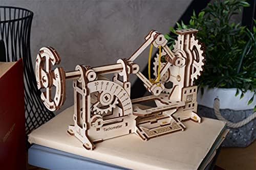 UGEARS STEM Tachometer Model Kit - Creative Wooden Model Kits for Adults - DIY Mechanical Science Kit for Self Assembly - Unique Educational and Engineering 3D Puzzles with App - Image 4