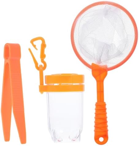 Toyvian Outdoor Bug Catcher Kit with Net Observation Bottle and Tweezers for Exploration and Learning Educational Science Experiment Tool for Boys by Toyvian