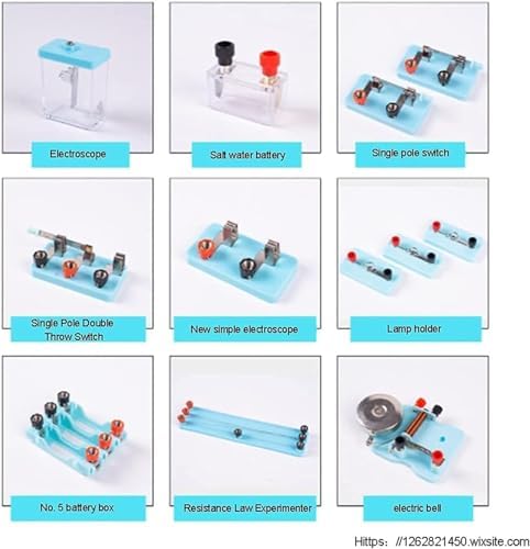 Ohm'S Law Experimental Device Multifunctional Maglev Solar Car Joule Law Self-Back Resistance Physics Class Hand Crank Generator Engine Model Fixed Value Resistor Photore - Image 4