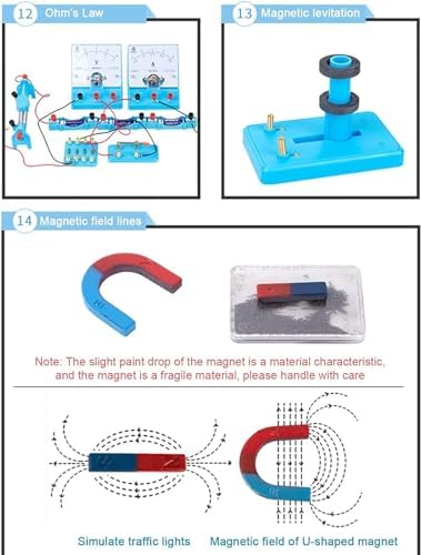 Electromagnetic Experiment Box Physics Box Study The Balance of Forces Magnetic Levitation Mechanics Observation and Wind Force Observation Large Boxes - Image 6