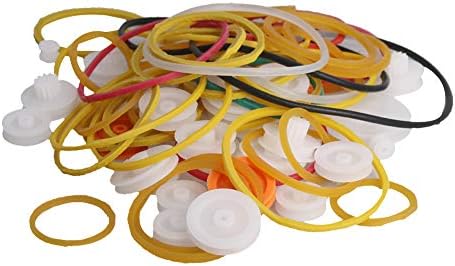 Fielect 84 Type Plastic Gears Set Plastic Belt Pulley Gears Combination for DC Motor DIY Model Toys - Image 2
