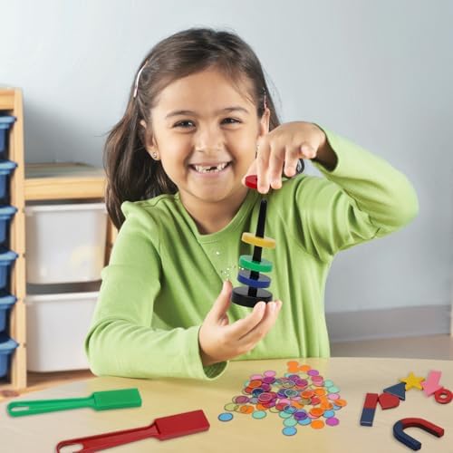 SAYAYA 228 PCS Magnetic Science Kit for Kids - Magnetic Balls, Bingo Wands with Chips, STEM Learning Set Magnet Toys for Classroom, Back to School Supplies, Educational Activities Gift for Boys Girls - Image 6