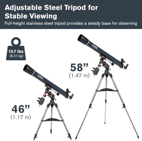 Celestron AstroMaster 90EQ Refractor for Lunar & Planetary Views - Image 4