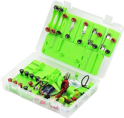 Comprehensive Electricity & Electromagnetism Experiment Kit, Full Physical Circuit Science Education Set for Lab Exploration & Electromagnetic Research by Unknown