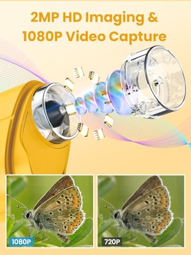 1000X Handheld Digital Microscope for Kids, 2.4" IPS Screen STEM Toys - Image 2