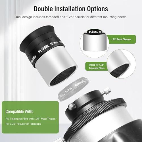 Astromania Telescope Eyepiece 1.25 Inch Plossl Eyepiece Telescope Lens 10mm - Image 5