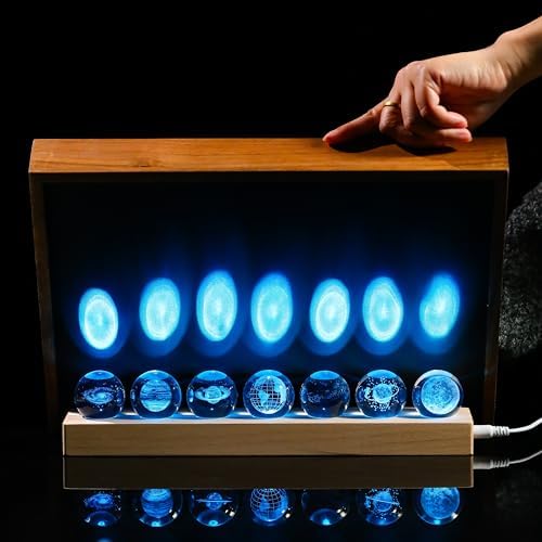 3D Crystal Ball Solar System Crystal Ball Modle Science Astronomy Gift Lamp - Image 4
