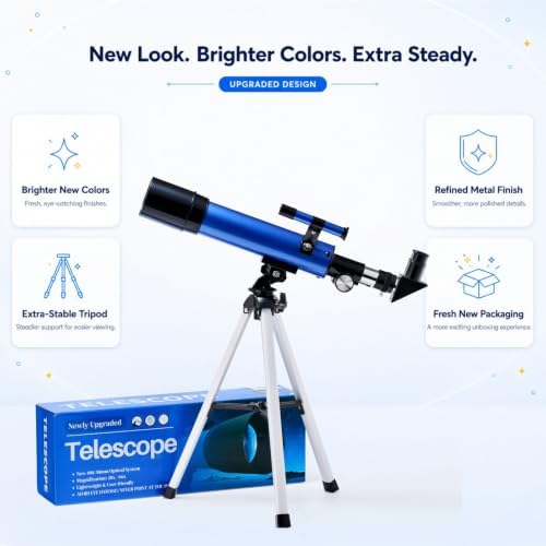 Telescope for Kids 8-12, 100x Magnification Beginner Kids Telescope - Image 6