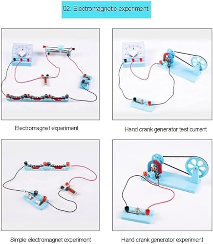 Ohm'S Law Experimental Device Multifunctional Maglev Solar Car Joule Law Self-Back Resistance Physics Class Hand Crank Generator Engine Model Fixed Value Resistor Photore - Image 7