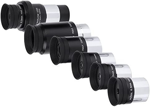 High Power 2X Barlow Lens Plossl Eyepiece Set for Telescopes - Image 5