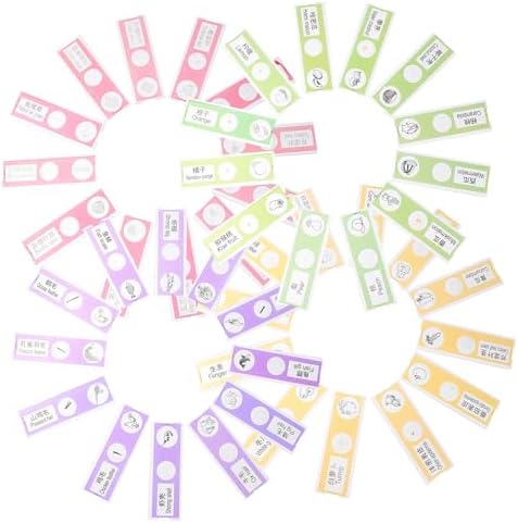 48 Pcs Prepared Microscope Slides for with Animal, Vegetable, Fruit, and Plant Specimens, Plastic Biology Slides Set for ’S Science Education and Microbiology Learning by OKUMEYR